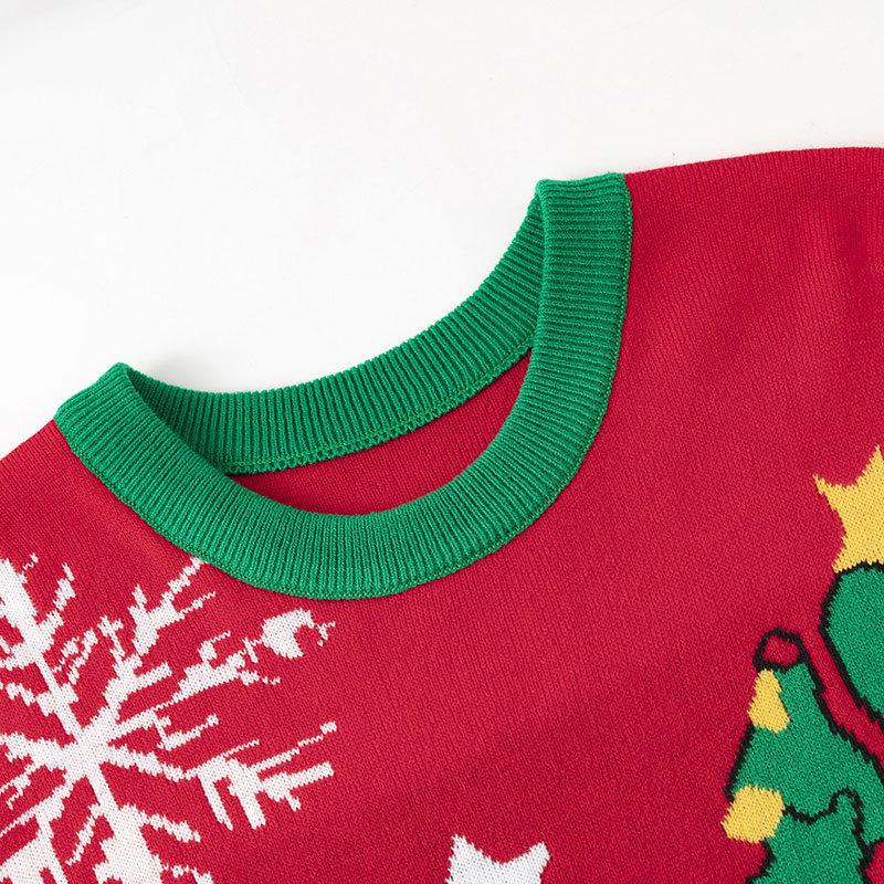 European and American 2026 Custom Christmas Jacquard Sweater for Men and Women - Personalize with Your Own Pictures