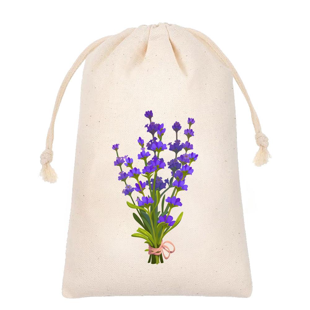 24pcs Drawstring Bags Gift Bags Canvas Bags Lavender Storage Drawstring Bags Jewelry Packaging Bags Drawstring Bags
