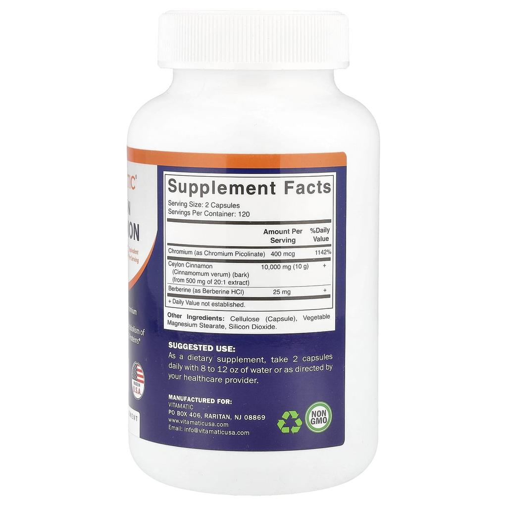 Ceylon-Zimt, Gemüsekapseln 240