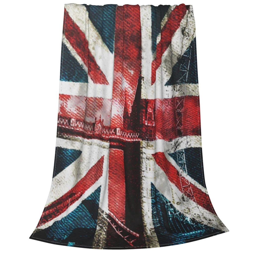 Coperta in Flanella Union Jack Coperta Divano Ufficio Coperta per Riposo