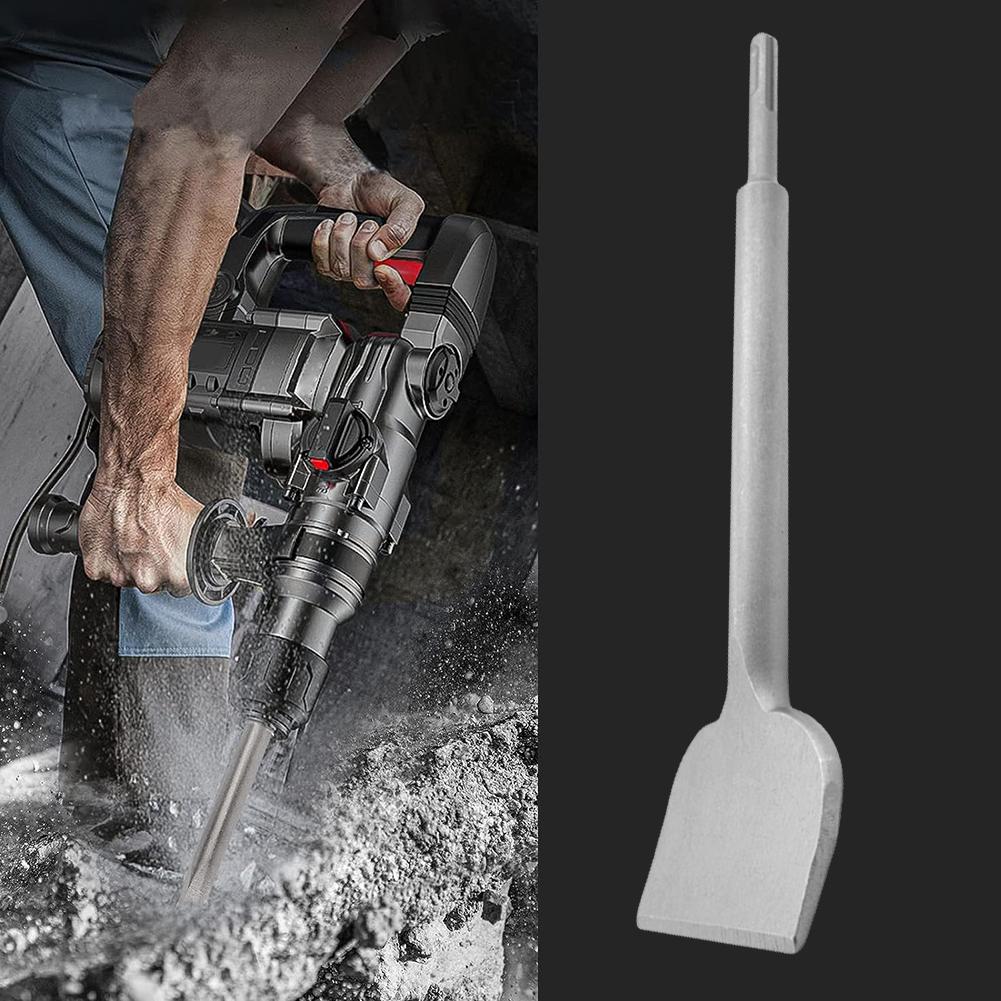 SDS Plus Tile Chisel Cemented Carbide Electric Hammer Chisel Power Tool Accessory 75/100mm Wide Tile Removal Chisel Scraper Bits