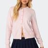 VAYLA Women's Autumn Sweater Cardigan Casual Solid Color Long Sleeve O Neck Button Up Knitwear Y2K Vintage Streetwear