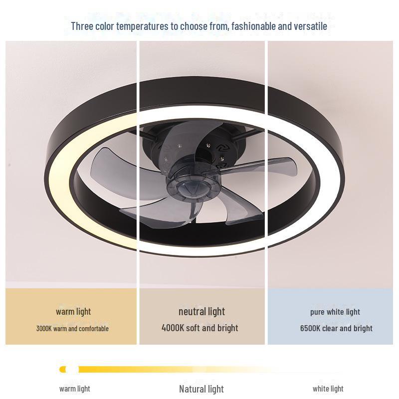 Integrated Ceiling Fan Lamp for Bedroom & Restaurant - 2024 Model