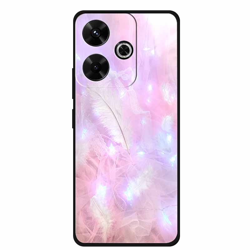 Fashion Cover For Xiaomi Poco M6 Pro Girly Case For Funda Poco M6 Coque Soft Silicone Phone Case Xiaomi Poco M6 Pro Protector