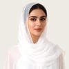 High-Quality Velvet Chiffon Scarf: Elegant Plain Color Malaysian Gauze