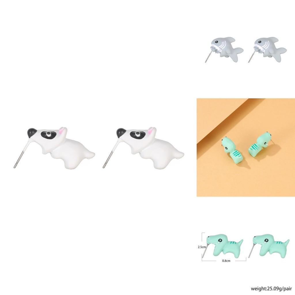 Trendy Animal Shaped Alloy Earrings Fashionable Street Style Accessories