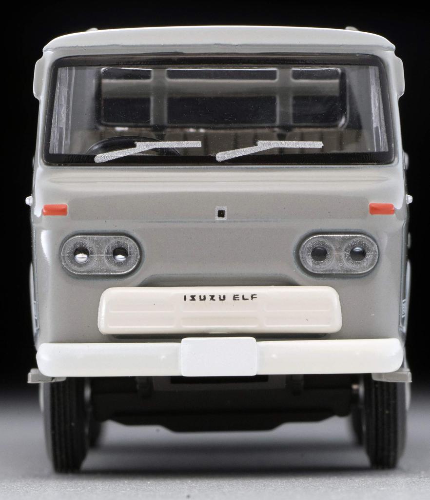 Tomica Limited Vintage Scale Isuzu Elf 1966 Finished Part Number 312000 1/64 LV-191a High-Floor Truck, Model, Gray, Product,