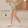 Coole Damen-Lauf- und Yogashorts - Zwei-in-Eins, Anti-Exposure-Design für den Sommer