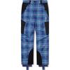 Li Ning X Billionaire Boys Club Skateboard Series Plaid Comfortable Button Cuff Casual Pants Men Bottoms Dark-Blue AKXU663-1