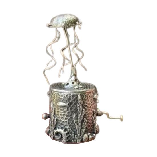 

Заводний сріблястий курча Автомати Заводна собака Медуза Іграшка Прикраса для робочого столу Діти Дорослі Полювання на пасхальне яйце Кошик Наповнювач Подарунок C