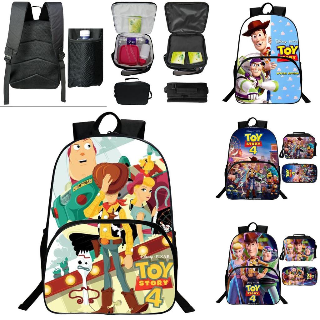 Cartoon Print Backpack For Kids Versatile School Bag With Cute Design And Spacious Capacity
