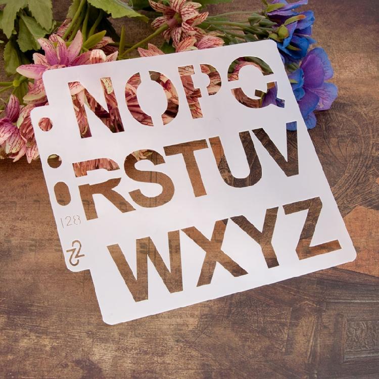 Exquisite Letter Number Stencil Template DIY Album Card Making Painting Template