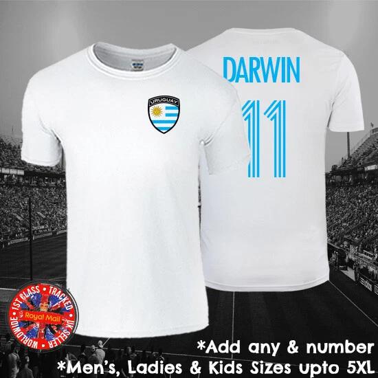 Darwin Nunez Uruguay Football T-shirt Mens Ladies Kids World Cup 2XL