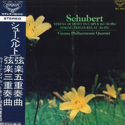 LP Record VIENNA PHILHARMONIC QUARTET - Schubert: String Quintet String Tri SLC1442 LONDON Japan Obi Classical Used