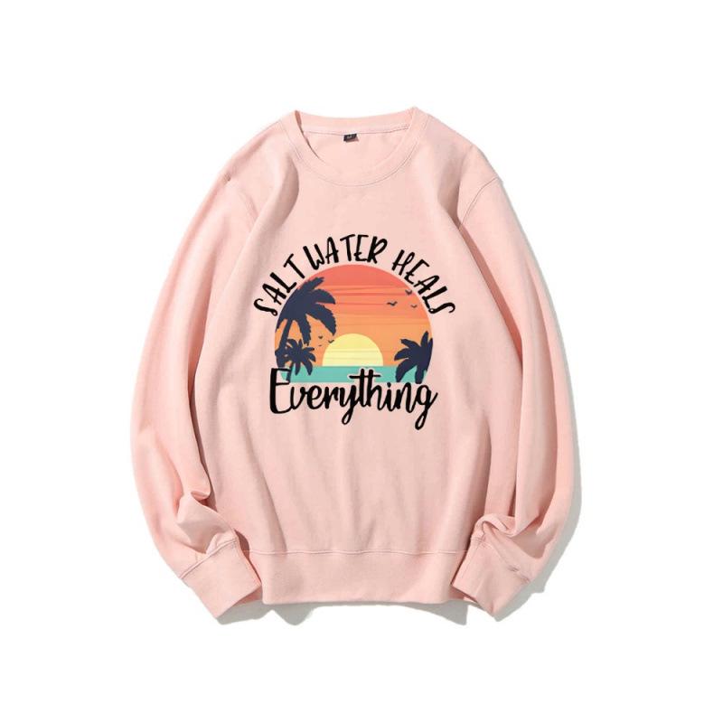 Saltwater Heals Everything Unisex Hoodie - Printed Polyester