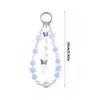 Elegant Butterfly Flower Crystal Keychain for Women Fashionable and Durable Keyrinsg Accessory for Bags and Keys
