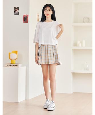 VANAKE Lin'S Check Mini Skirt_Ob15Skme04Z