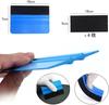 DanYun Car Wrapping Film Application Tool Set Car Film Scraper Sticker Application Aid Tool Universal Varnish Squeegee Vinyl Wrap