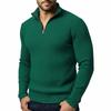 Men's Casual Quarter-zip Shirt Long-sleeve Top