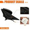 963013TH0A NI1321223 963023TH0A NI1320223 Vehicle Exterior Rearview Mirror Assembly for 2013-2018 Sedan, Powered Black Housing for Routine Replacement