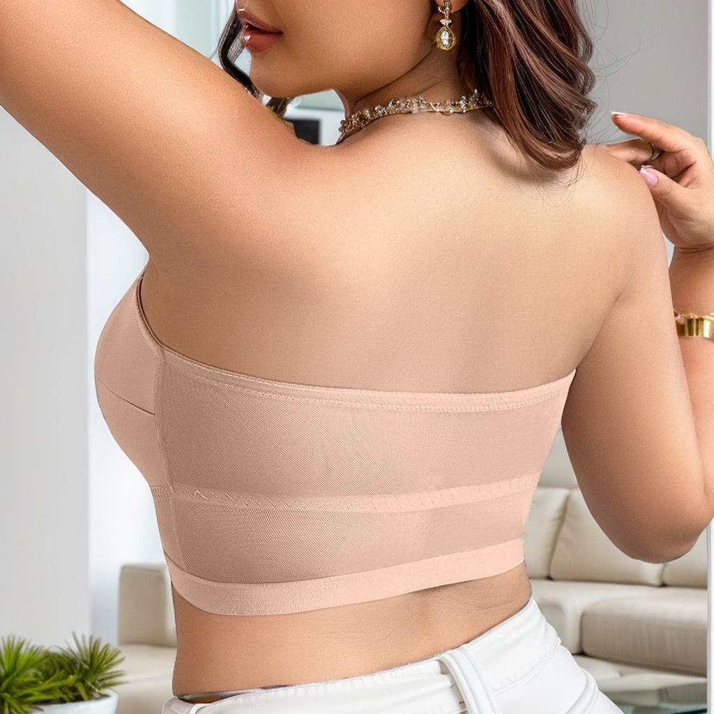 Sexy Six-breasted Tube Top for Women New Style for Hot Girls Gathered No Steel Ring Wrapped Chest Bottoming Bra for Outer Wear