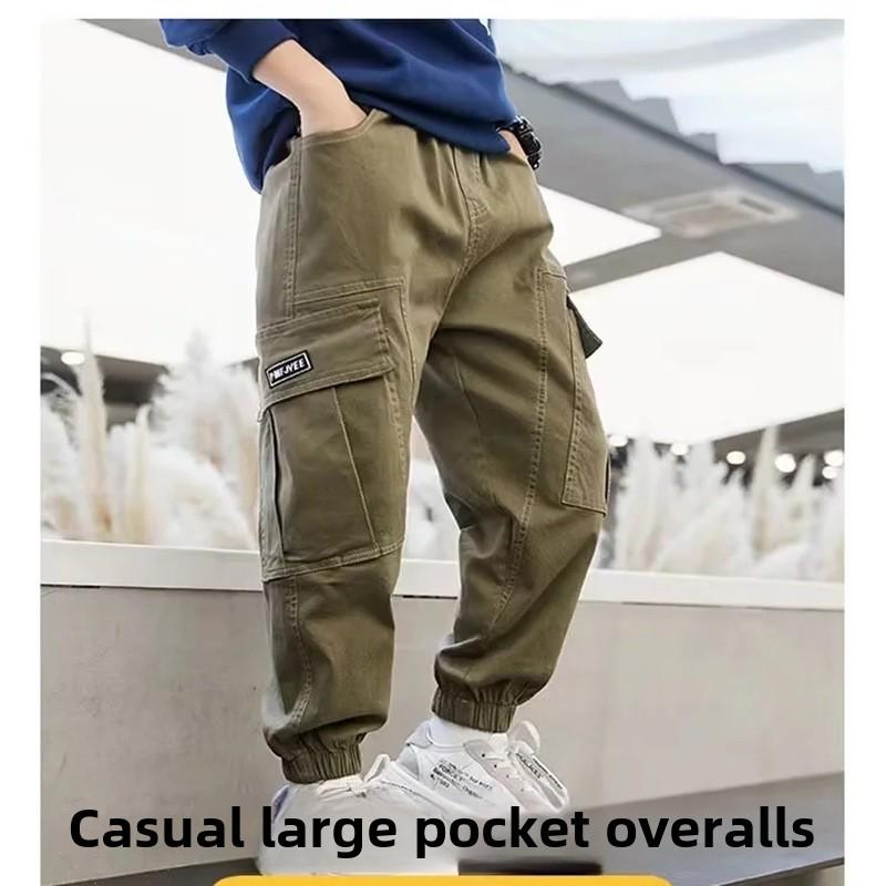 Pantaloni Casual alla Moda da Ragazzo con Tasche Grandi - Collezione Primavera/Autunno 2023