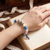 Cute Owl Cat Bird Bracelet Stretch Deer Beaded Bracelet Retro Animal Bead Bull Skull Birthday Present for Her Elastic Boho Women Autumn Holiday