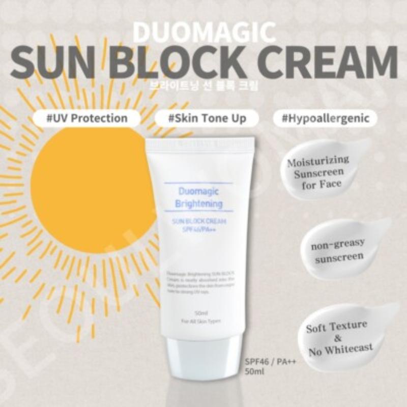 DUOMAGIC BRIGHTENING SUNBLOCK CREAM 50ml