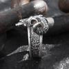 1 piece Dark Satanic Sheep Head Alloy Ring Fashionable, trendy, unique, simple, and stylish accessory. Suitable for everyday wea