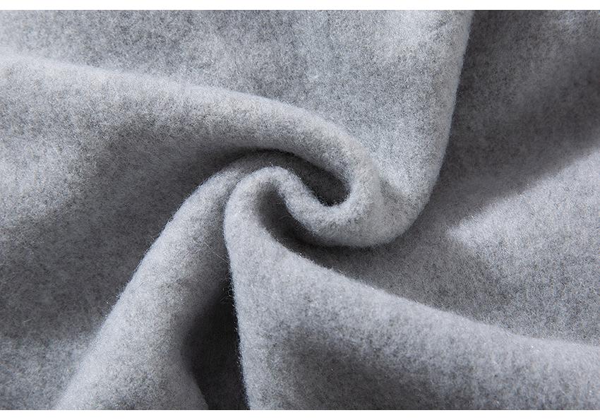 Completo Sportivo Unisex in Pile Monocolore - Felpa con Cappuccio Girocollo & Pullover Largo