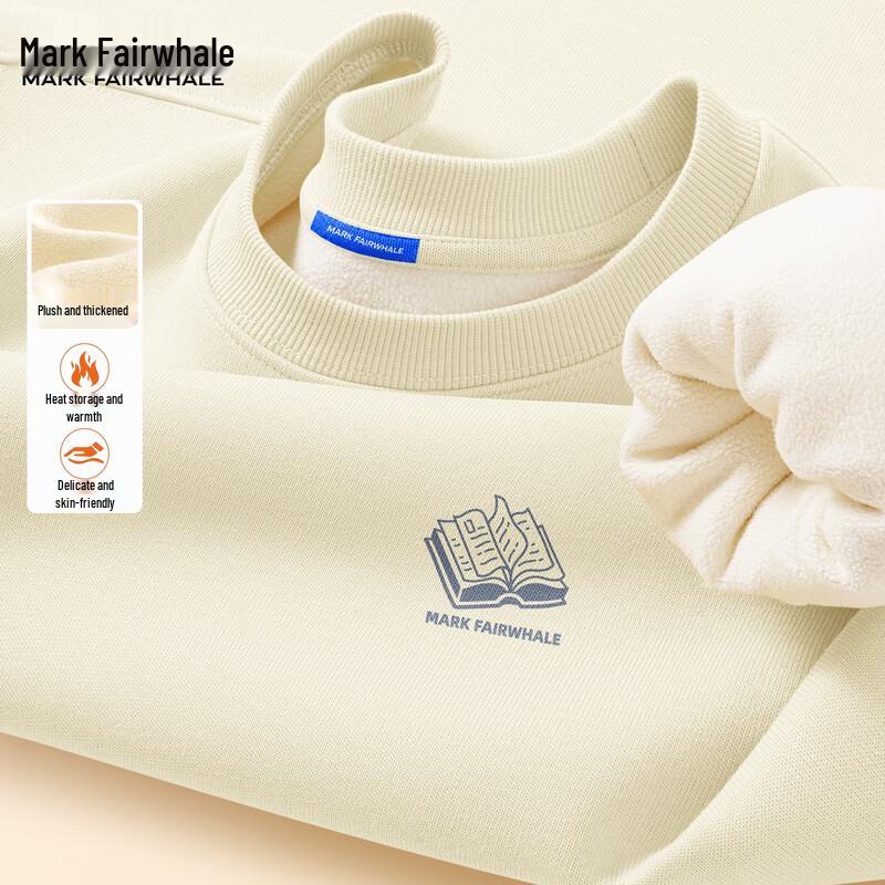 

Mark Fairwhale Men s Fleece-Lined Loose Fit Sweatshirt M (170)