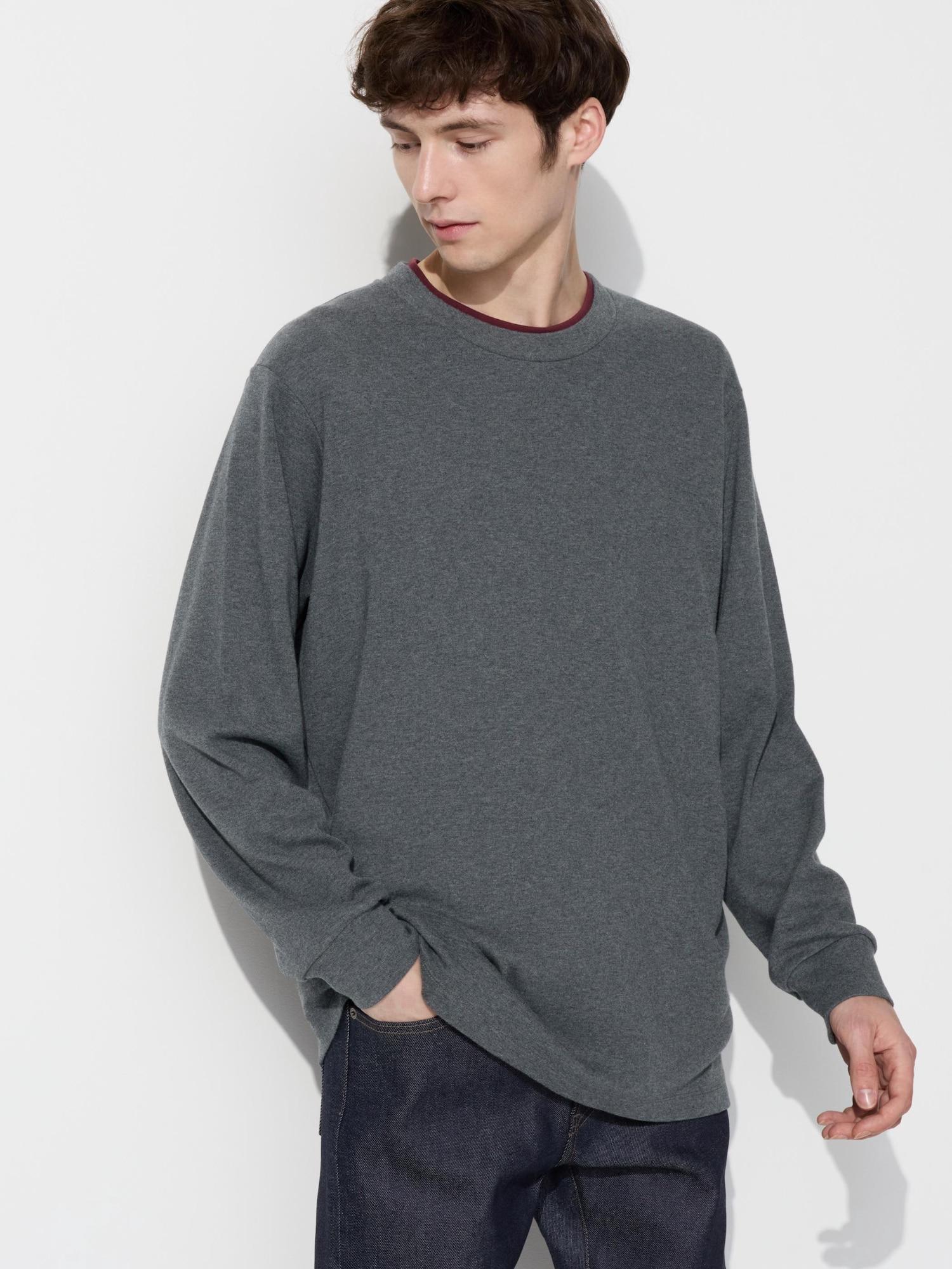 

Uniqlo Japan SofT Touch Crew Neck T Long Sleeve 08 DARK GRAY/M
