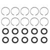 20 Set Sicherungsringe für Schlagschrauber Schraubenschlüsselringe Ersatzringe Klemmen mit O-Ringen für Schlagschrauberzubehör
