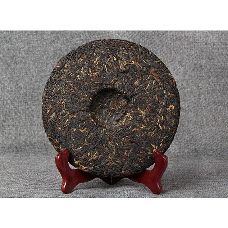 Gu Shu Hong Cha Sonnengetrockneter alter Baum Dianhong Dian Hong Schwarzteekuchen 357g
