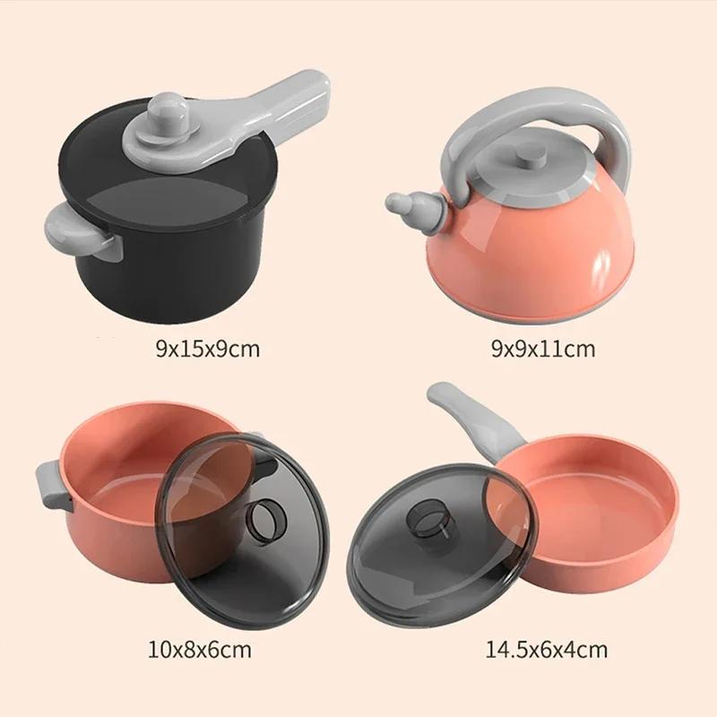 Hračky na vaření Růžová kuchyňská sada Hračky pro holky kluky Krájení ovoce zeleniny Pizza Hra na simulaci Vzdělávací hračky pro děti