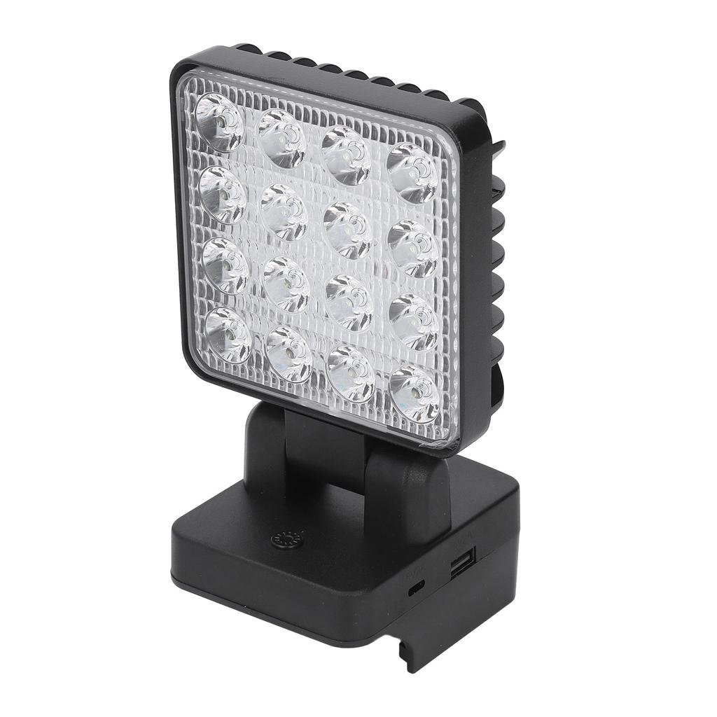 Luce da Lavoro LED Rotante IP67 Impermeabile Alimentata da Batteria al Litio 18V Luce da Lavoro Portatile per