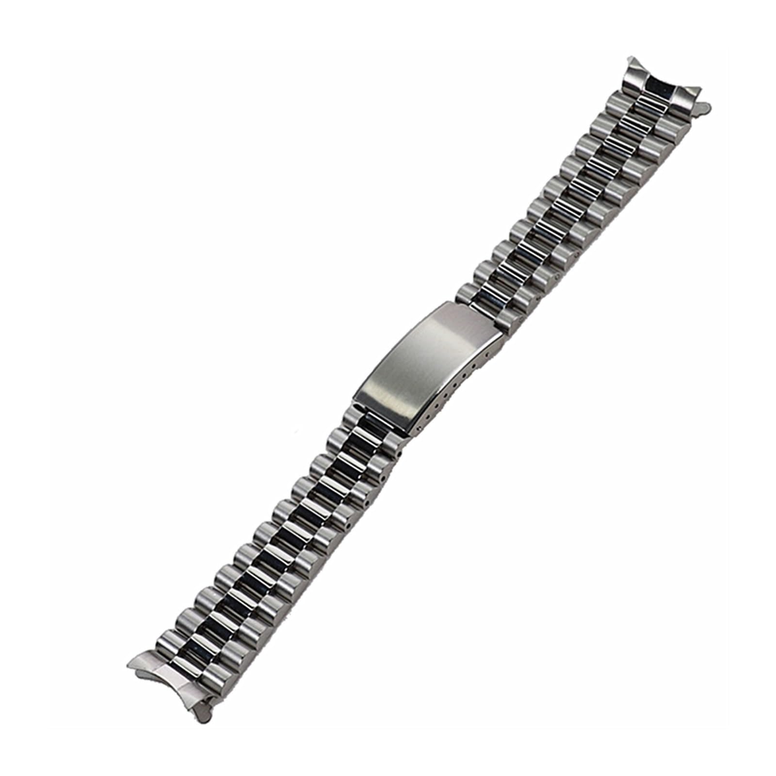 

PABANZYZG(Продавец) 19мм 20мм Стальной ремешок в стиле Day Date Seiko 5 Sxns80 Snxs79 Snxs79k Snxs77k Snxs...