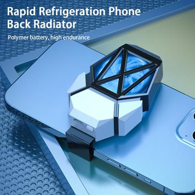 Mobile Phone Radiator Quiet Cooling With Rgb Cooler Light Game Two-Speed System Quick Fan Mobile Phone
