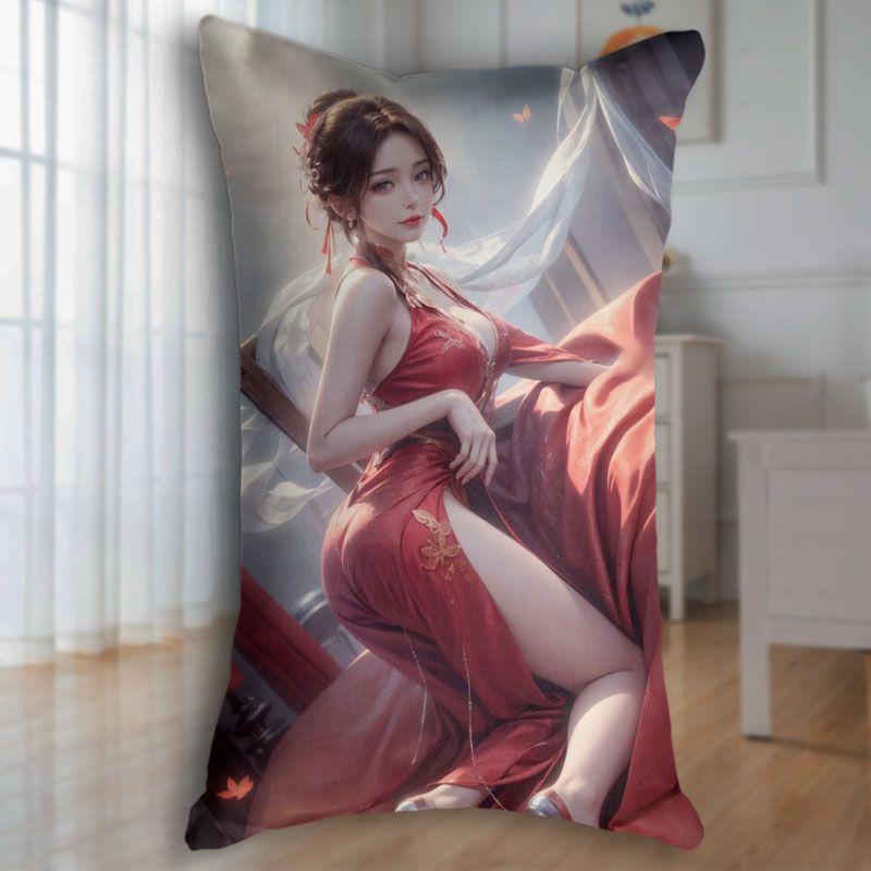 Anime Student Dormitory Room Bedroom Sleeping Pillow Sofa Decorative Cushion