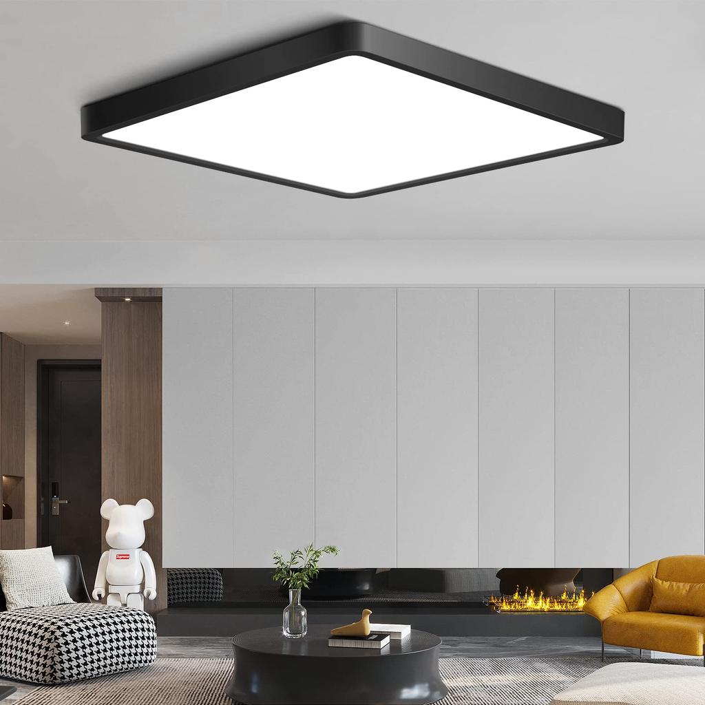 Modern LED Iling Light Smart Tuya App Alexa Voi Remote Control Panel Indoor Lamp For Home Bedroom Living Room Kitchen Lustre