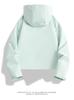 Women's Short Grid Polar Fleece 3-in-1 Detachable Mountain Jacket for Outdoor Mountaineering and Tibet Travel