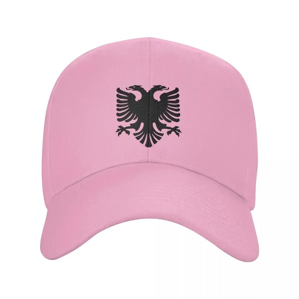 Personalized Flag Of Albania Eagle Baseball Cap for Unisex Women Breathable Albanian Pride Dad Hat Streetwear Snapback Caps