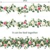 Künstliche Blumen Dekoration Blumen Girlande Simulierte Ranke Plastik Girlande Hängende Pflanzen 180cm Handgefertigte Grünzeug Girlande