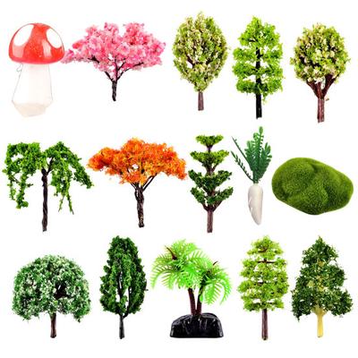 Talos Resin Miniature Tree Figurine Rockery DIY Landscape Garden Decor Ornament Gift