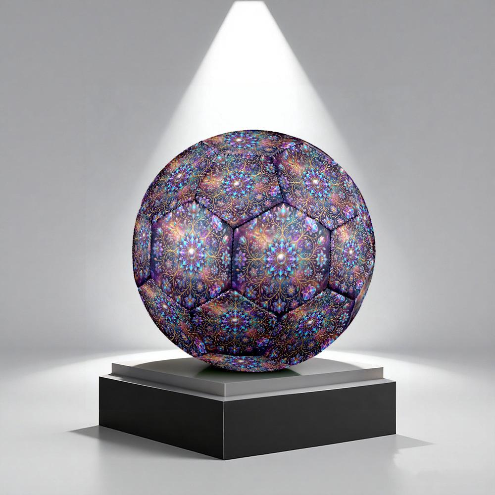 1pc Cosmic Mandala Size 5 Soccer Ball Professional Lightweight Durable Match Training Football Indoor &Outdoor Sports BallTraining Ball y18