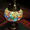 Turkish Mosaic Table Lamp Vintage Art Deco Handcrafted Lamparas De Mesa Ball Glass Romantic Bed Light Led Night Lampe