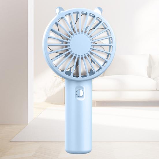 Portable Handheld Mini Fan USB Rechargeable Cooling Fan Quiet Desktop Personal Fan for Outdoor Travel Summer Use
