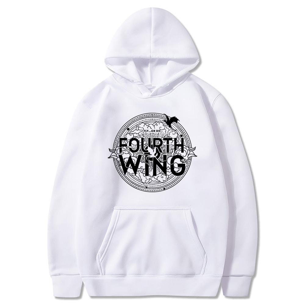 Basgiath War College Hoodie Fourth Wing Shirt Dragon Rider Violet Sorrengail Hooded Sweatshirt Book Lover Hoodies Gift for Fans