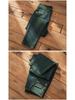 Hongkong Grüne Slim Fit Herrenjeans - Herbst/Winter Elastische Lässige Neun-Punkt-Hose