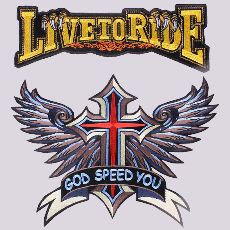 

Патч Череп Мотоцикл Байкер Большой Пришивной Термотрансферная Печать Виниловые Патчи Наклейка для Одежды Куртки DIY Аппликации Моющиеся Патчи